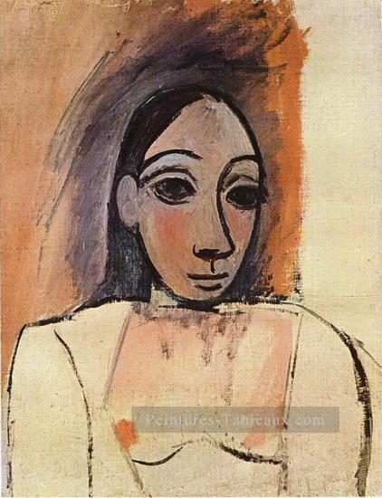 Bust of Femme 3 1906 cubism Pablo Picasso Peintures à l'huile